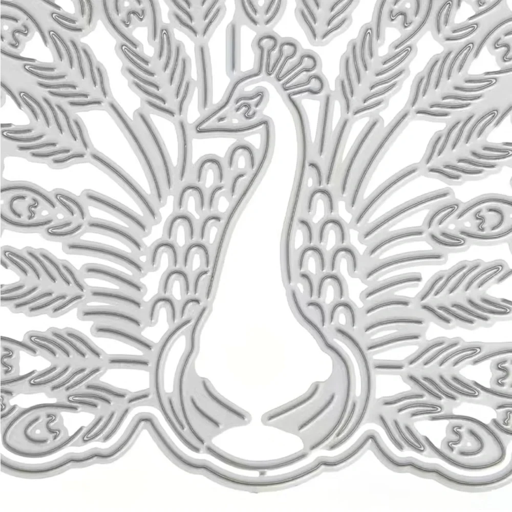 Fantail Peacock DIY Die-Cut Stencil Arts & Craft Tool